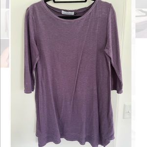 Taos Ready Trading cotton/linen blend tunic. 3/4 sleeves size small